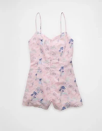 AE Pride Button-Front Flowy Romper
