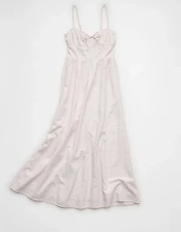 Robe mi-longue à corsage de style corset AE