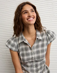 Minirobe chemisier boutonnée AE