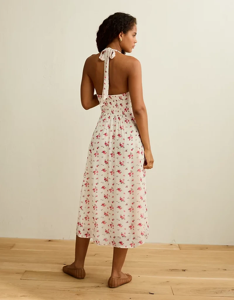 AE V-Neck Corset Maxi Dress