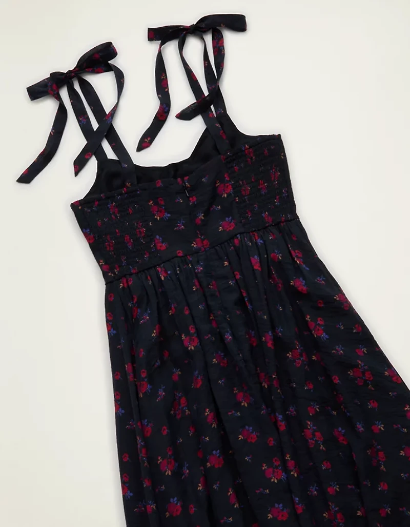 AE Scoop Neck Corset Midi Dress