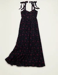 AE Scoop Neck Corset Midi Dress