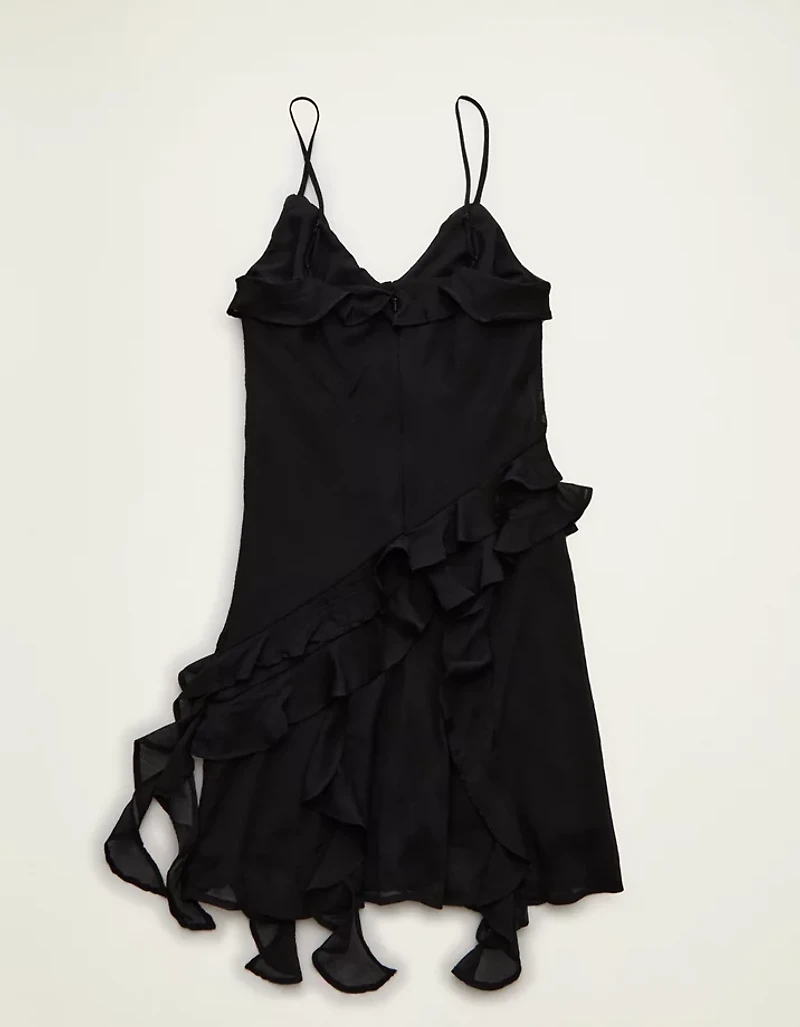 AE Asymmetrical Ruffle Mini Dress