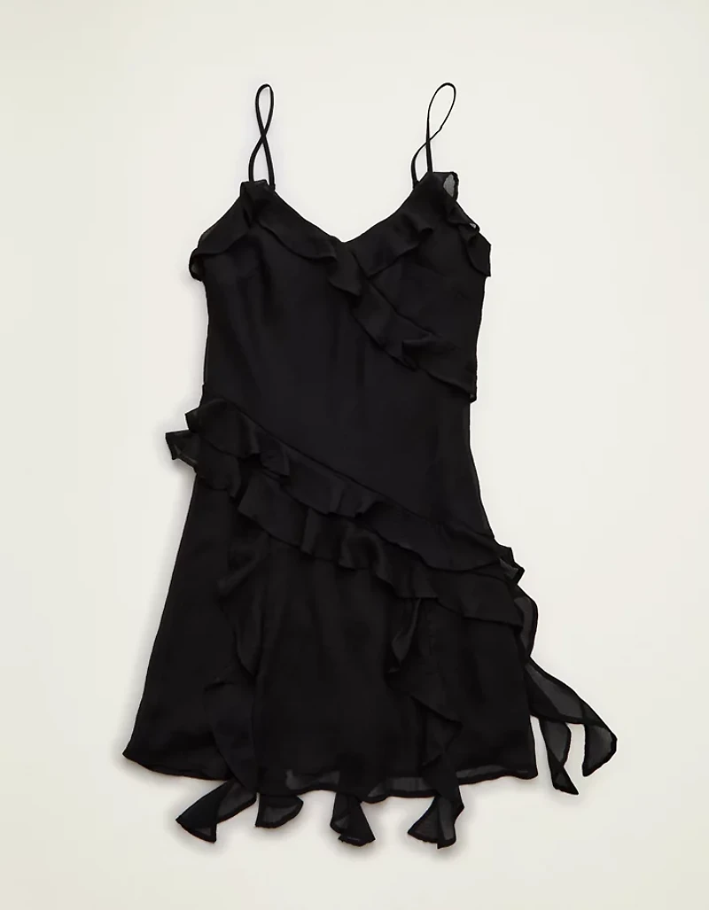 AE Asymmetrical Ruffle Mini Dress