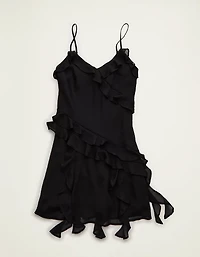 AE Asymmetrical Ruffle Mini Dress