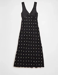 AE V-Neck Slip Midi Dress