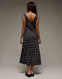 AE V-Neck Slip Midi Dress