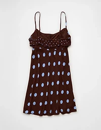 AE Tie-Front Slip Mini Dress