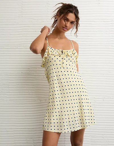 AE Tie-Front Slip Mini Dress