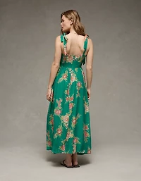 AE Tie-Strap Corset Maxi Dress