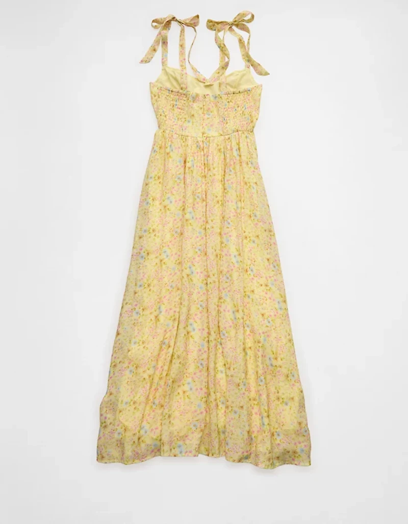 AE Tie-Strap Corset Maxi Dress