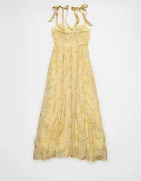 AE Tie-Strap Corset Maxi Dress