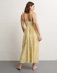 AE Tie-Strap Corset Maxi Dress