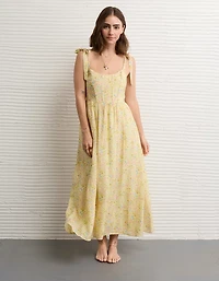 AE Tie-Strap Corset Maxi Dress