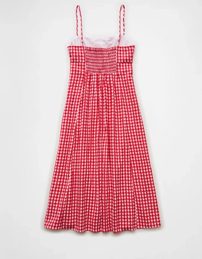 AE Sweetheart Neck Babydoll Midi Dress