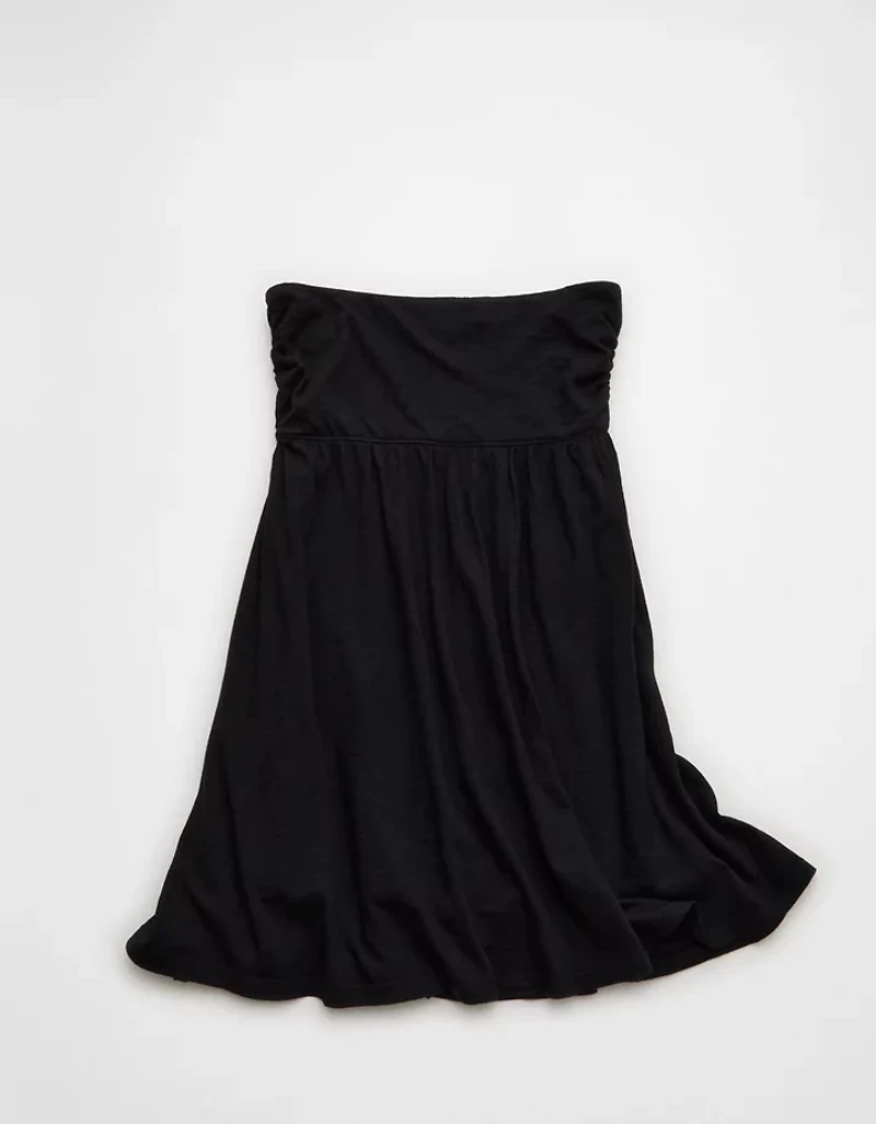 AE Sunchaser Strapless Babydoll Mini Dress