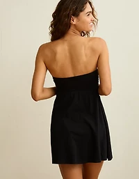 AE Sunchaser Strapless Babydoll Mini Dress