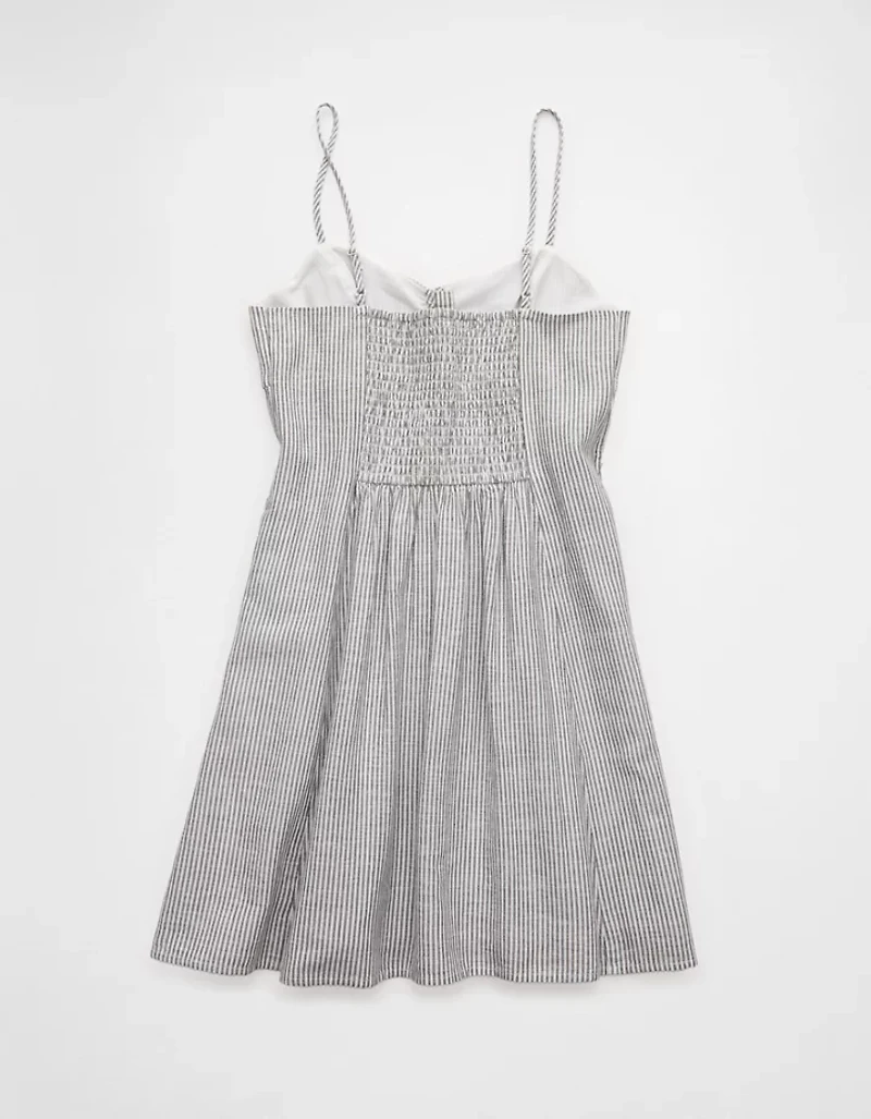 AE Sweetheart Button-Up Mini Dress