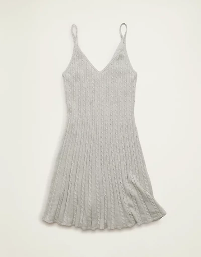AE Cable Knit Sweater Mini Dress