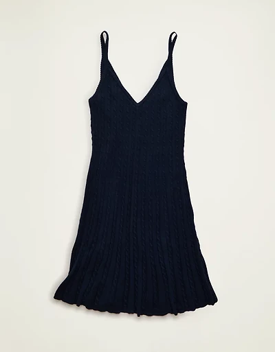 Minirobe chandail en tricot torsadé AE