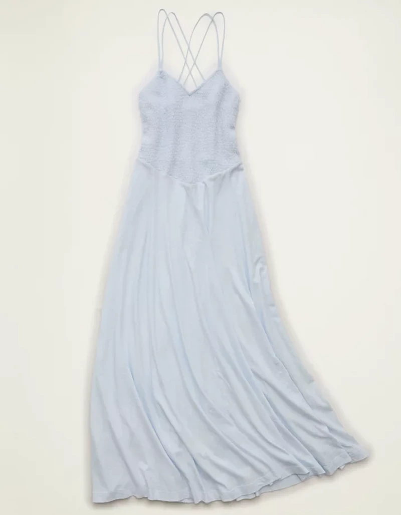 Robe longue à smocks Vive le soleil AE