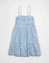 AE Floral Smocked Babydoll Mini Dress