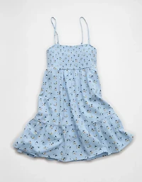 AE Floral Smocked Babydoll Mini Dress