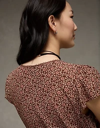 AE Lace Wrap Mini Dress