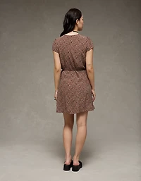 AE Lace Wrap Mini Dress