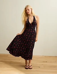 AE V-Neck Corset Maxi Dress