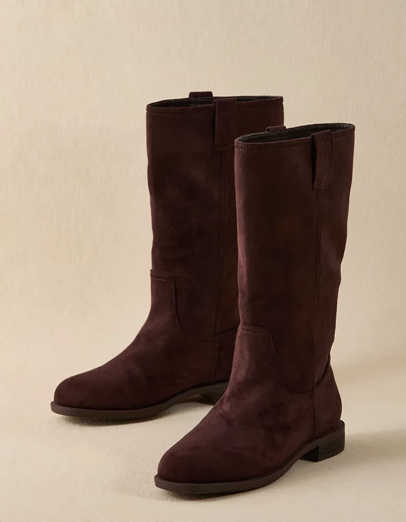 AE Knee-High Slouchy Moto Boot