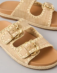 Sandale mule ornée de coutures AE
