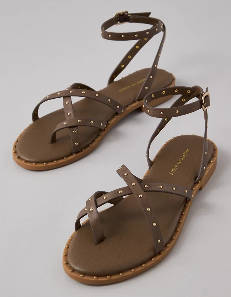 AE Studded Ankle Strap Sandal