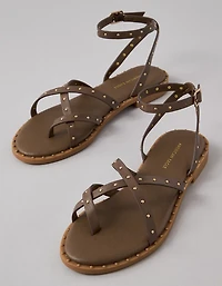 AE Studded Ankle Strap Sandal