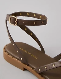 AE Studded Ankle Strap Sandal
