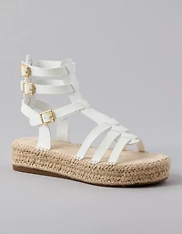 AE Flatform Gladiator Espadrille Sandal