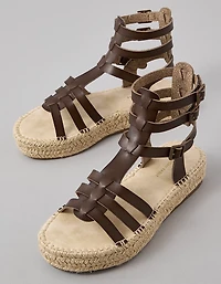 AE Flatform Gladiator Espadrille Sandal