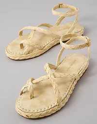 AE Raffia Espadrille Sandal