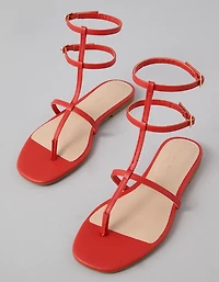 Sandales gladiateur à sangles fines AE