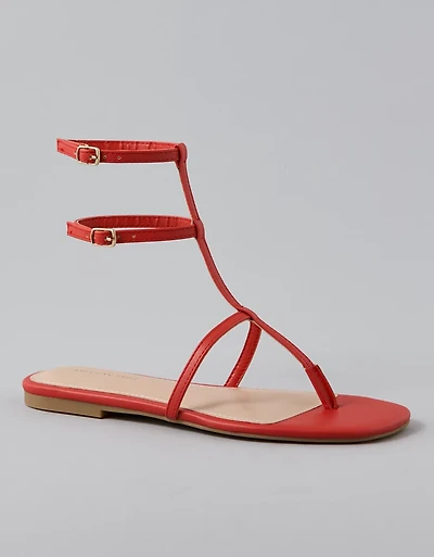 Sandales gladiateur à sangles fines AE
