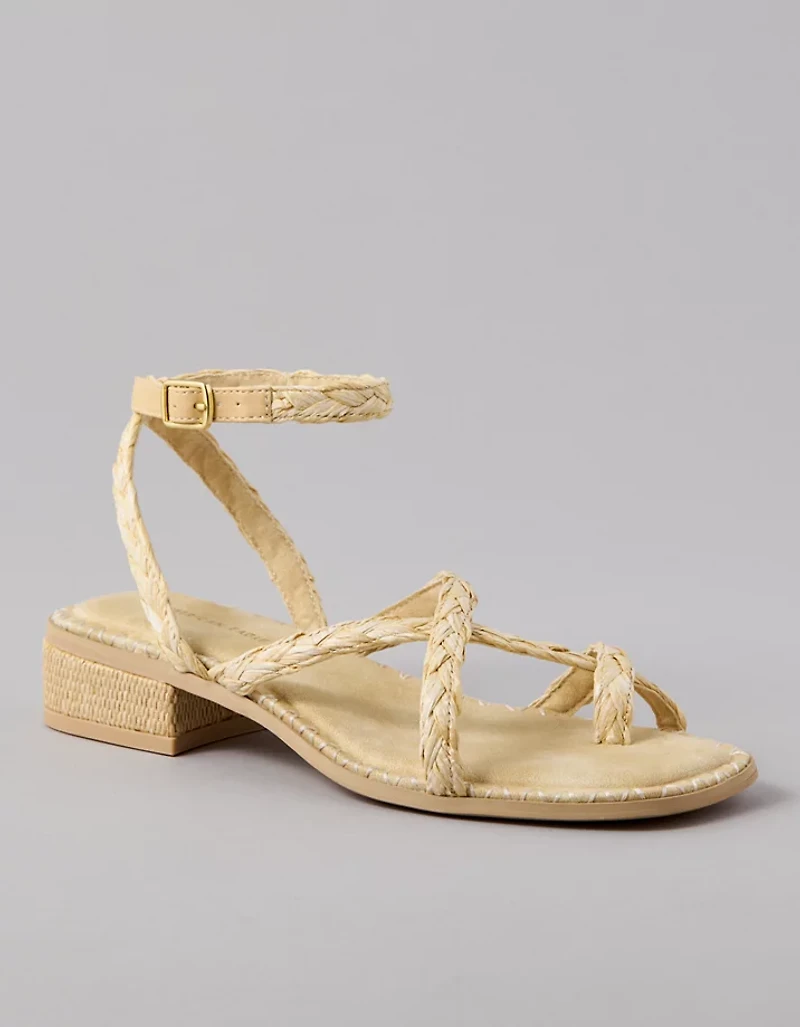 AE Strappy Raffia Sandal