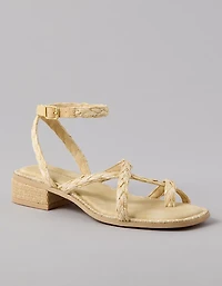 AE Strappy Raffia Sandal