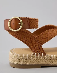 Sandales espadrilles à courroies AE