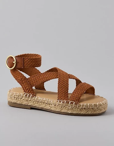 Sandales espadrilles à courroies AE