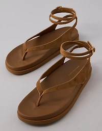 AE Faux Suede Thong Sandal