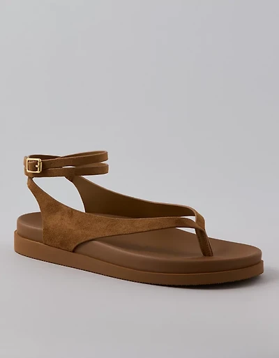 AE Faux Suede Thong Sandal