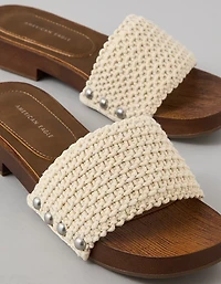AE Crochet Clog Sandal