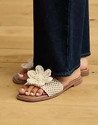 AE Crochet Flower Sandal
