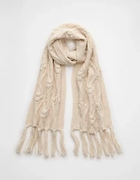 Écharpe en tricot torsadé AE