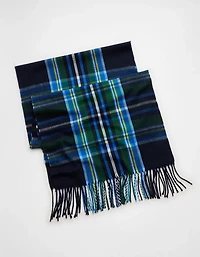 Écharpe à carreaux de style tartan AE